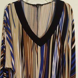 Striped Multi-colored Dress - Size M - Tiana B